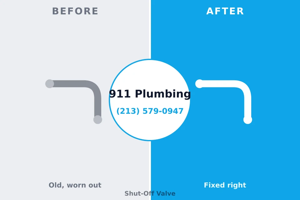 Before and after: plumbing repair Heyworth, IL